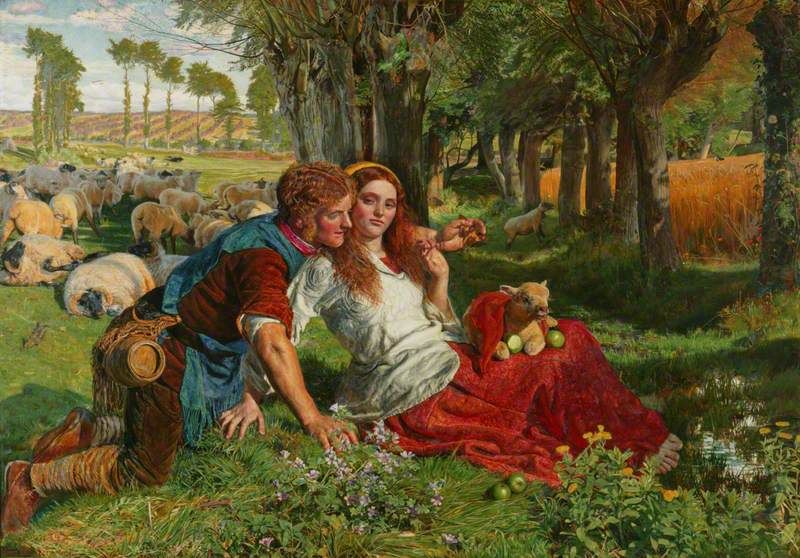 The Hireling Shepherd https://artuk.org/discover/artworks/the-hireling-shepherd-205245